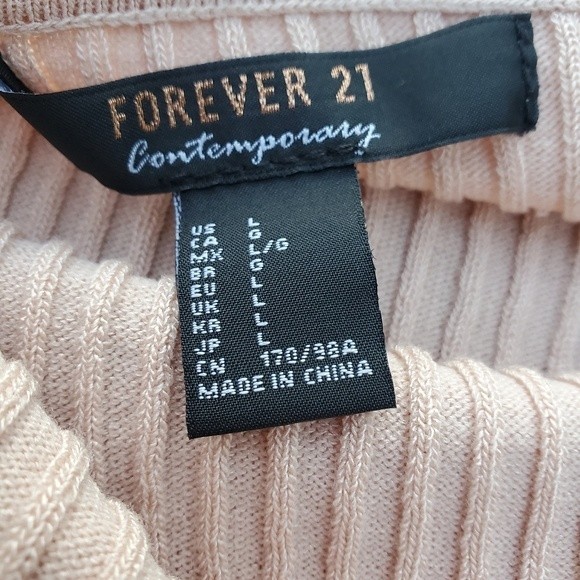 Cream Forever 21 Off-Shoulder Sweater - Picture 6 of 7